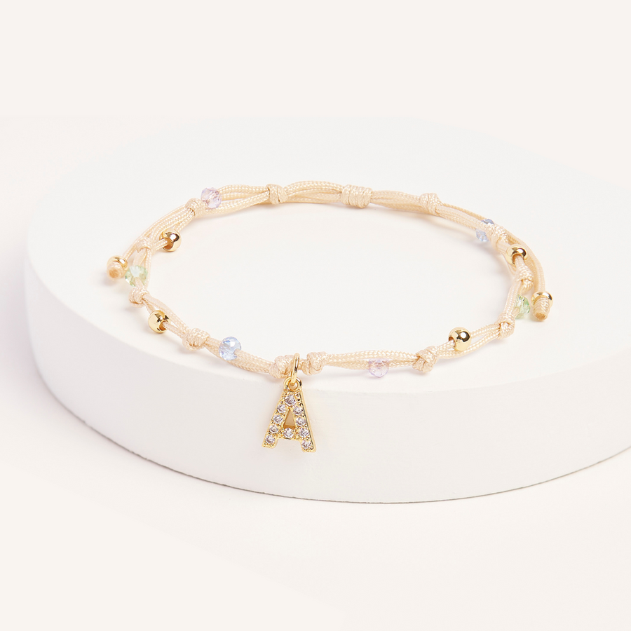 PULSERA ANAHI | Hilo beige