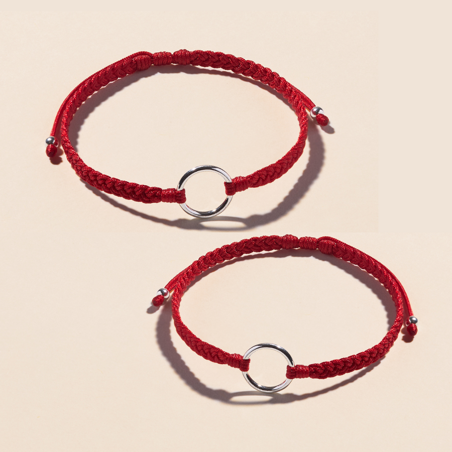 PULSERA DÚO KARMA ROJO