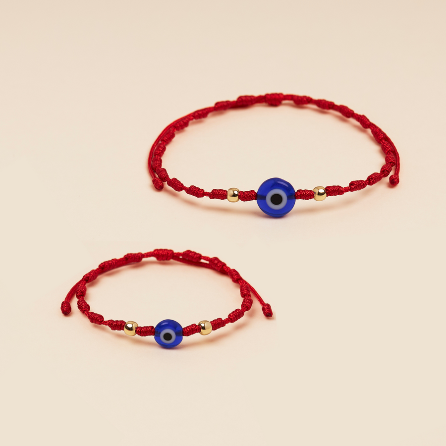 PULSERA DÚO NUDOS PROTECTOR | Azul