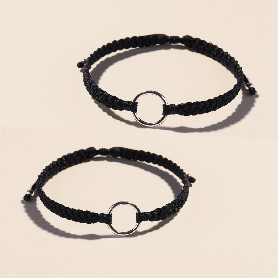 PULSERA DÚO KARMA NEGRO