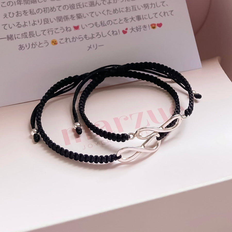 PULSERA DÚO INFINITO BLACK