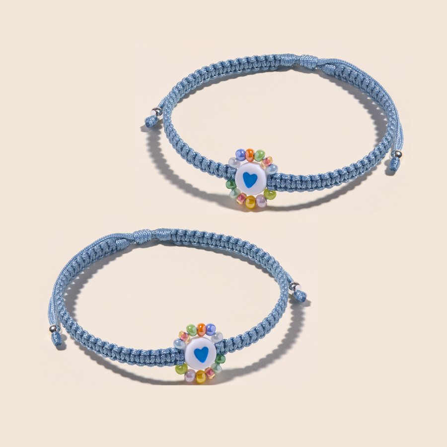 PULSERA DÚO AMIGAS 🩵