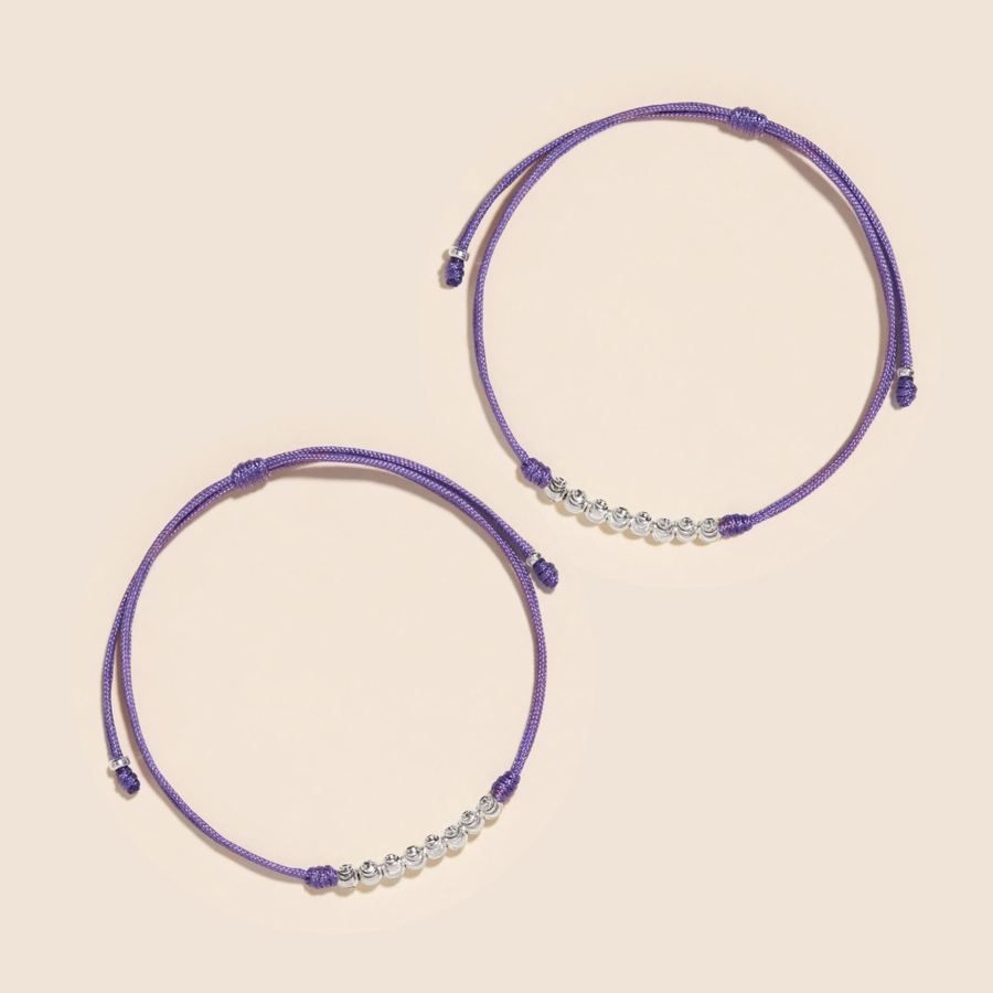 PULSERA DÚO VIOLETA