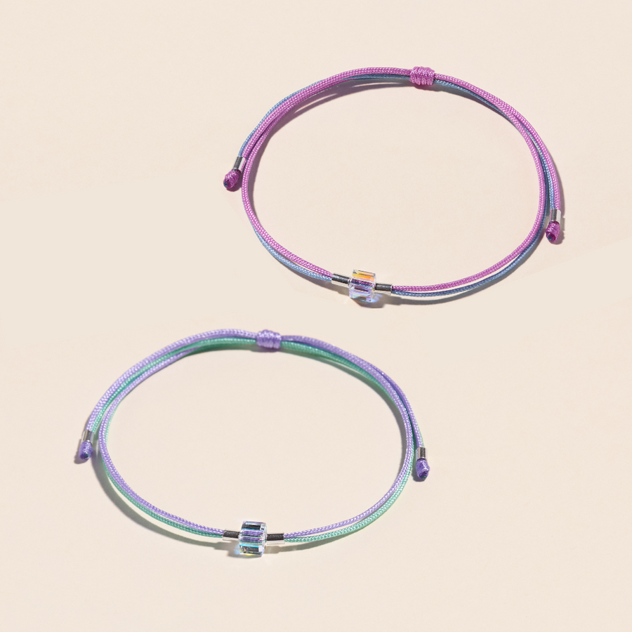 PULSERA DÚO CUBO DE AMISTAD
