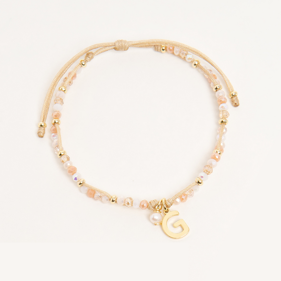 Pulsera con iniciales  | Marzué Joyería