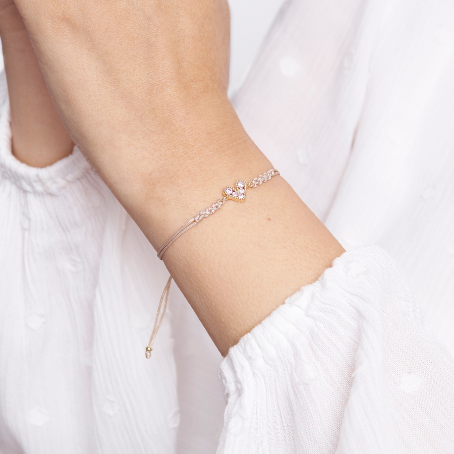 Pulsera de corazón | Mejores amigas | BFF | Marzué Joyería