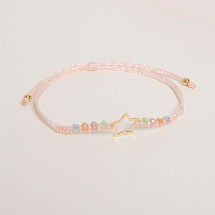 PULSERA DE ORO ESTRELLA | PULSERA PERFECTO PARA REGALO | PULSERAS DE CUMPLEÑAOS | PULSERAS PARA MAMA | PULSERAS | JOYERIA MARZUE