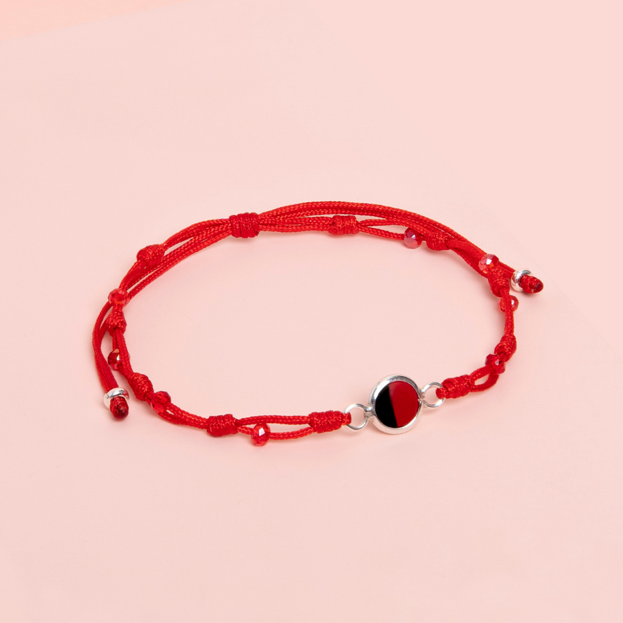 PULSERA HUAYRURO EN HILO ROJO | PULSERAS EN HILO ROJO | PULSERAS | PULSERAS | MARZUE JOYERIA