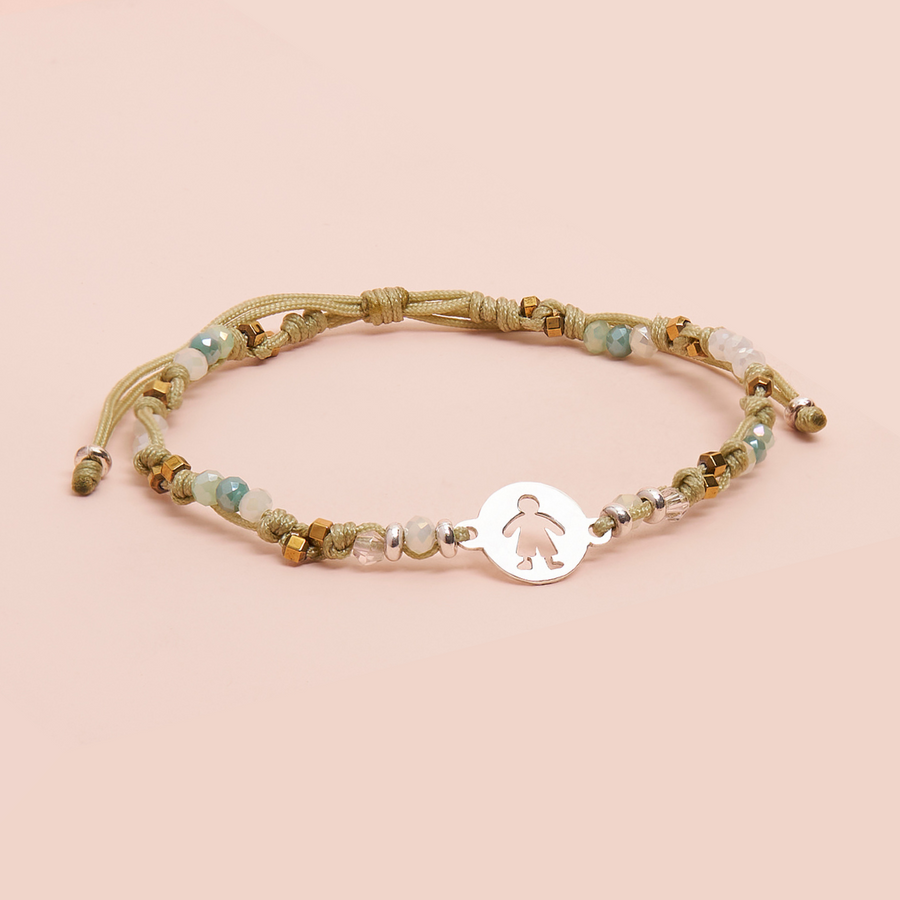 Pulsera con dije niño para mamá | Marzué