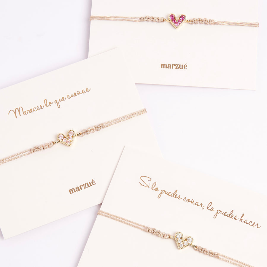 Pulsera de corazón | Mejores amigas | BFF | Marzué Joyería